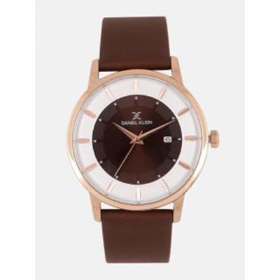 Men Brown Analogue Watch DK11847-3
