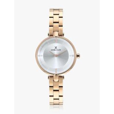 Men Silver-Toned Analogue Watch DK11563-3