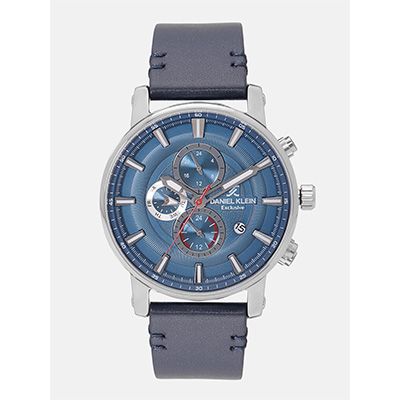 Exclusive Men Blue Analogue Watch DK12103-2