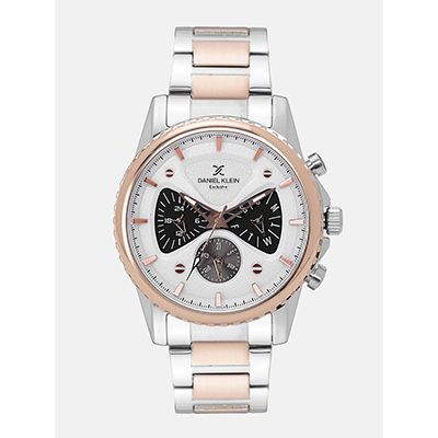 Exclusive Men White Analogue Watch 12123-6
