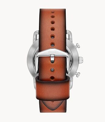 Men Brown & Blue Hybrid Smart Watch FTW1151
