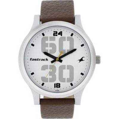 38051SL06 Bold Fonts Analog Watch - For Men