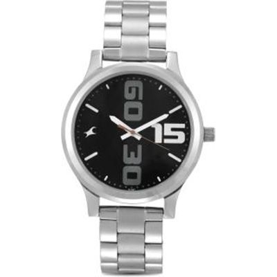 38051SM04 Bold Fonts Analog Watch - For Men
