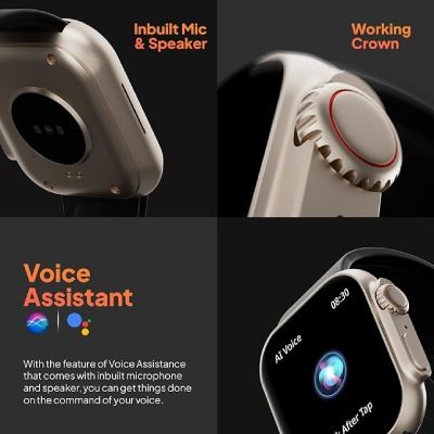 Gladiator 1.96 Inch Biggest Display Smart Watch with Bluetooth Calling