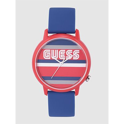 Unisex Red & Blue Printed Analogue Watch V1028M3
