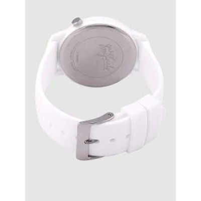 Unisex White & Black Printed Analogue Watch V1028M1