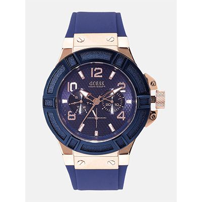Men Navy Blue Analogue Watch W0247G3_OR