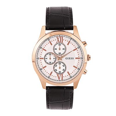 Men Off-White Chronograph Dial Watch W0876G2