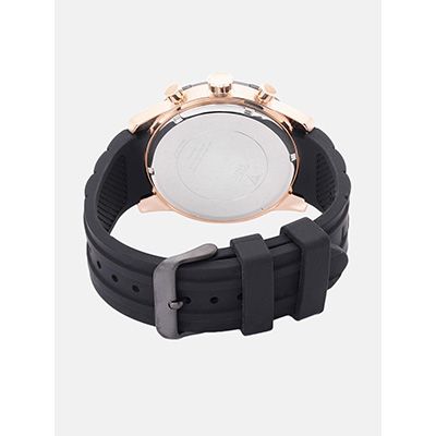 Men Black Chronograph Analogue Watch W0864G2_OR