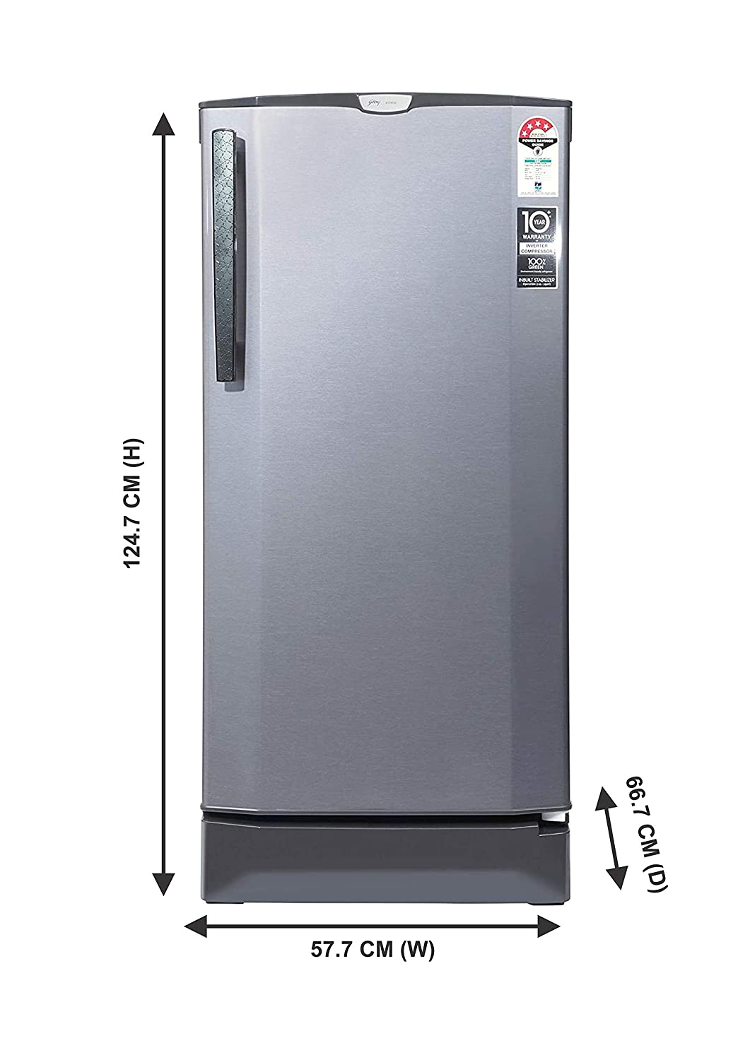 RD 1905 PTI 53 190 Ltr Single Door Refrigerator