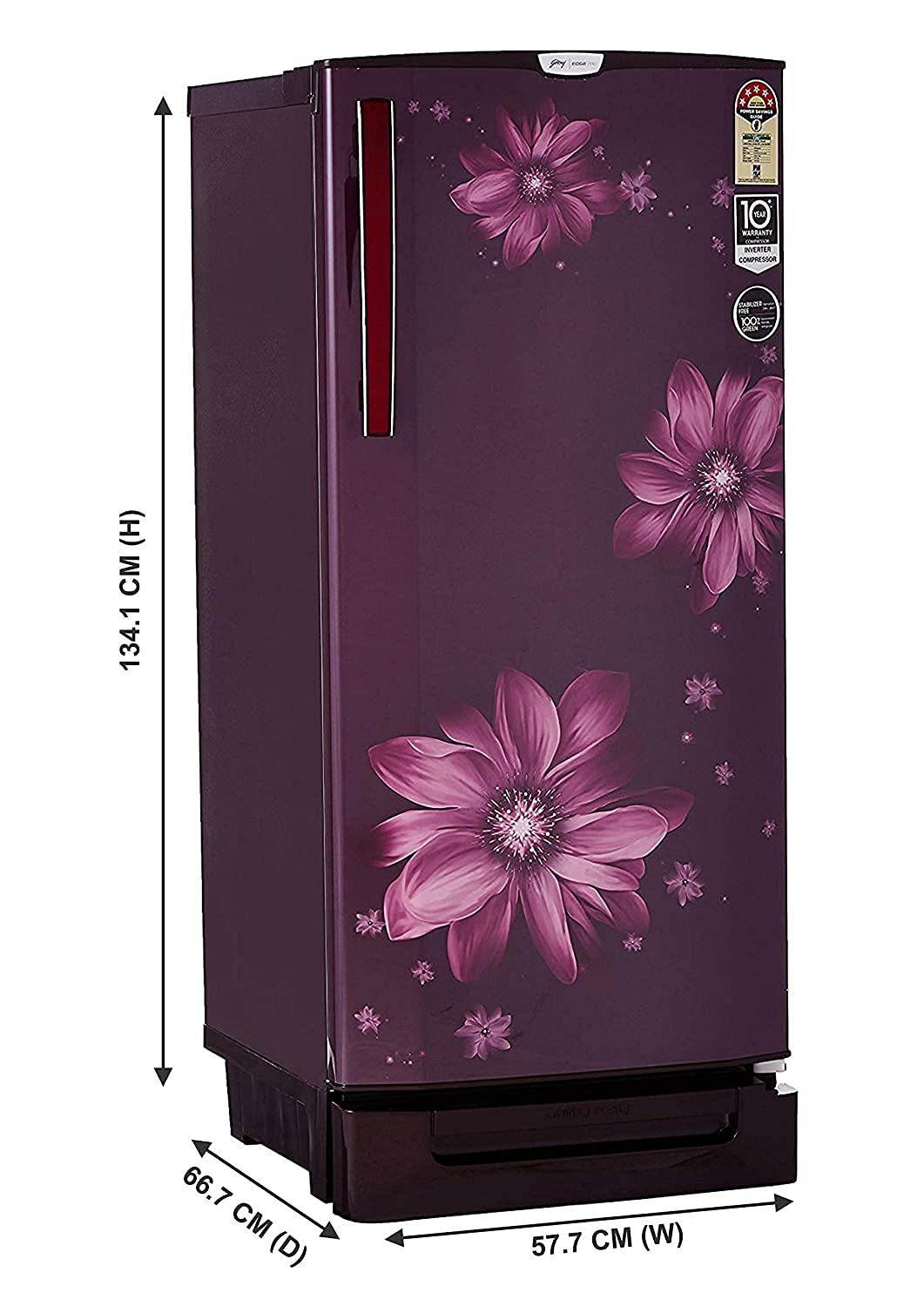 R D EPro 225 TDI 5.2 210 Ltr Single Door Refrigerator