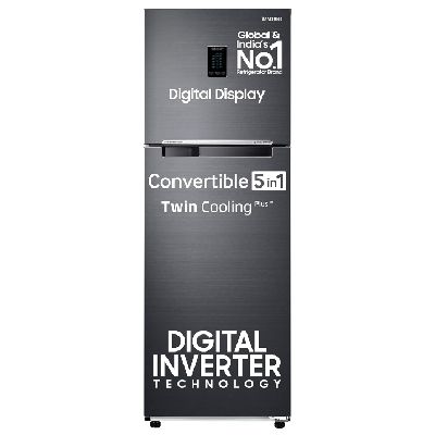 322 L RT37C4523B1 3 Star Digital Inverter Double Door Refrigerator