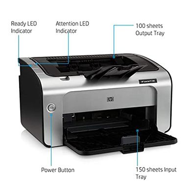 Pro P1108 (CE655A) Single Function Laser Printer