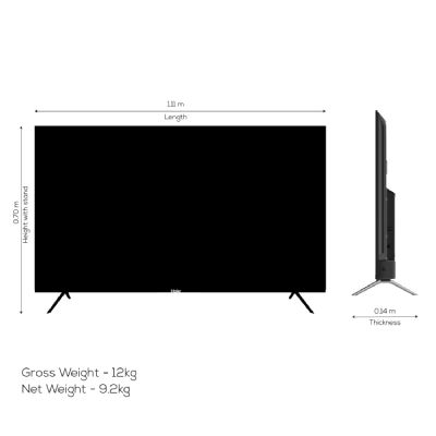 127 cm (50 inches) 4K Ultra HD Smart LED Google TV L50FG (Black)
