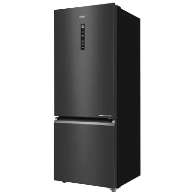 HRB-3752BGB-P 325L, 2 Star, GE Black Finish Bottom Mounted Frost Free Refrigerator