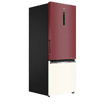 HRB-4952GPG-P 445 L, 2 Star, Garnet Peach Glass Finish Bottom Mounted Frost-Free Refrigerator