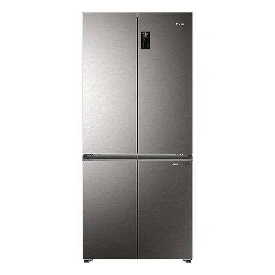 HRB-600IS 520 L Inox Steel 4 Door Side by Side Refrigerator
