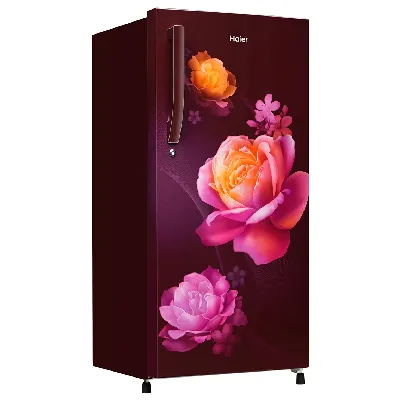 HRD-2062CRN-N 185 L, 2 Star, Red Noisettes Finish Direct Cool Single Door Refrigerator