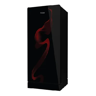 HRD-2103PSG-P 190 L, 3 Star, Spiral Glass Finish Direct Cool Single Door Refrigerator with Base Drawer