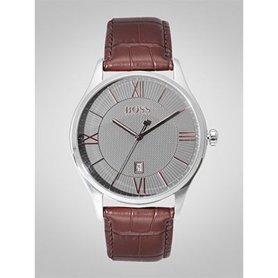 Men Charcoal Grey Analogue Watch 1513484