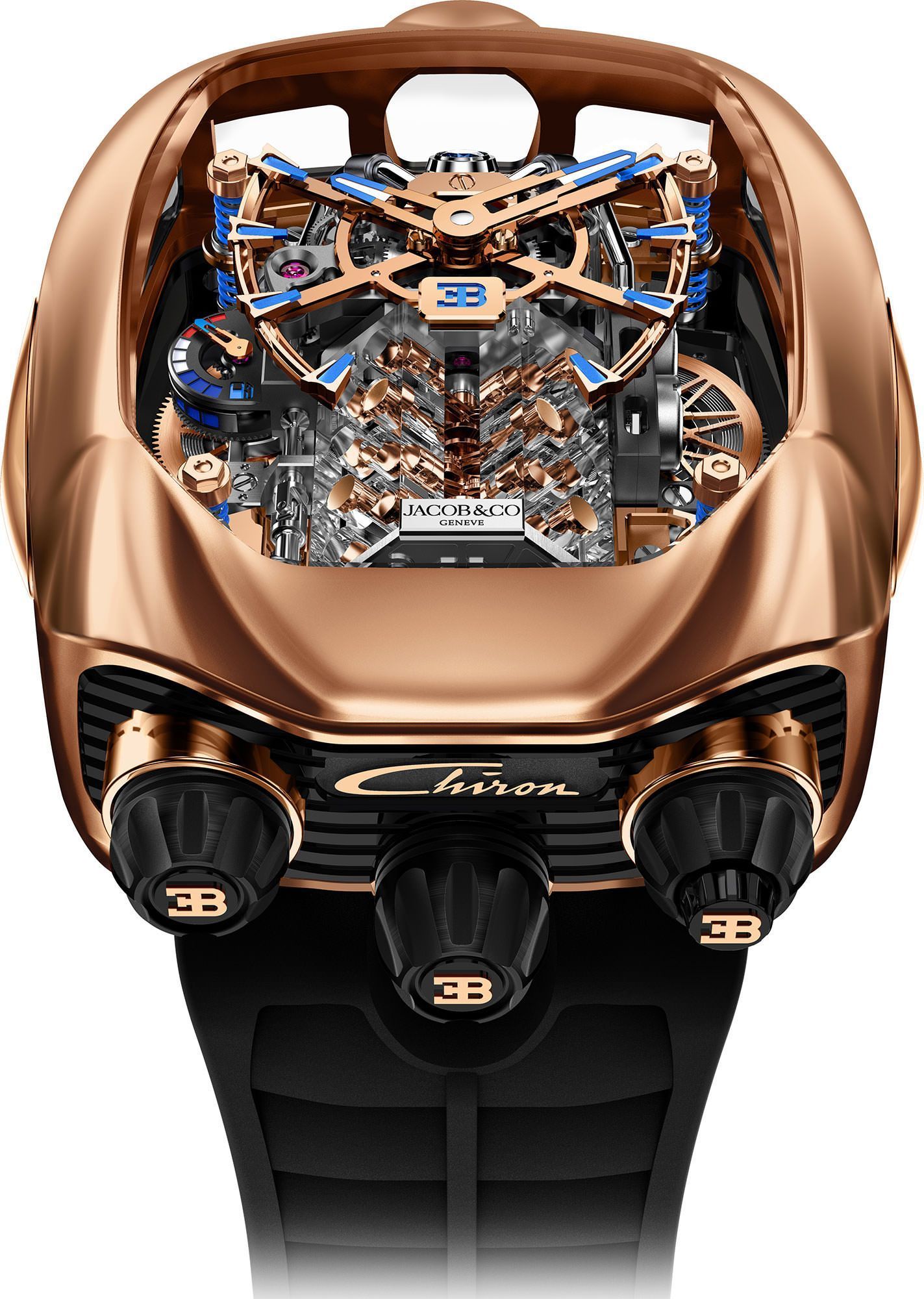 BU200.40.AA.AA.BBRUA Bugatti Chiron Tourbillon Rose Gold