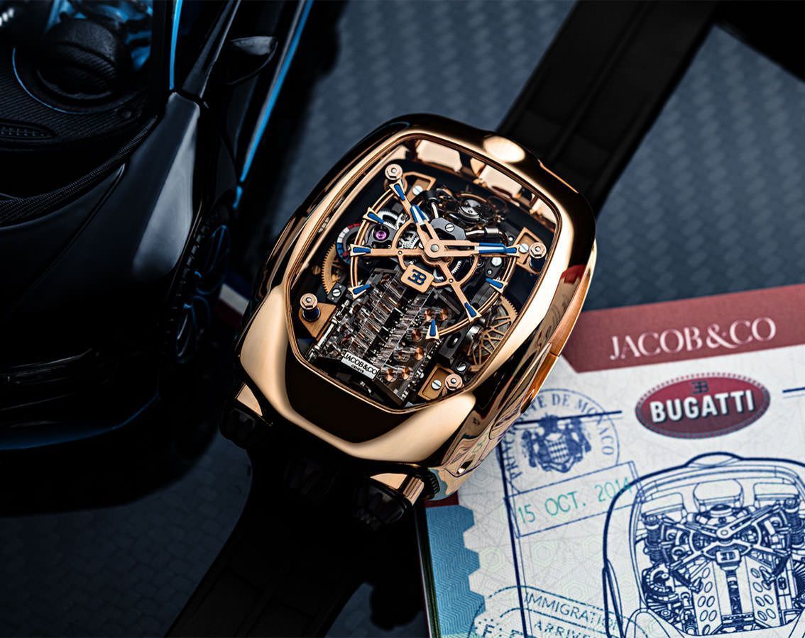 BU200.40.AA.AA.BBRUA Bugatti Chiron Tourbillon Rose Gold