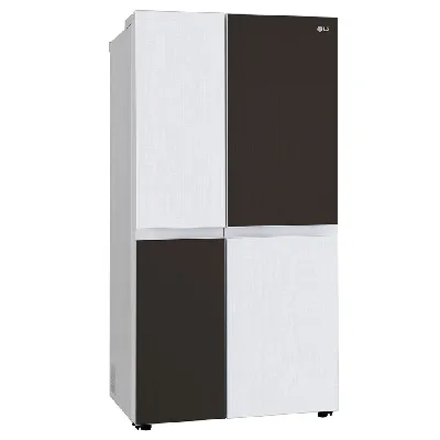 GL-B257DCM3 650L 3 Star Convertible Side by Side Refrigerator