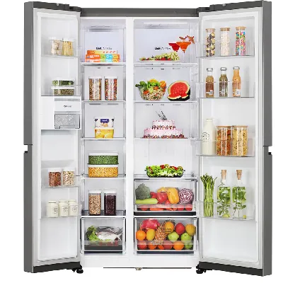 GL-B257EPZX 655L 3 Star Side-by-Side Refrigerator