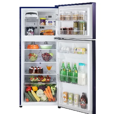 GL-N292BBCY 242L 2 Star Double Door Refrigerator