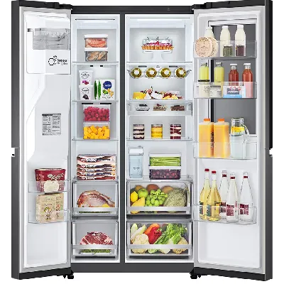 GL-X257AMCX 635L 3 Star Insta View Door-in-Door™ Side-by-Side Refrigerator