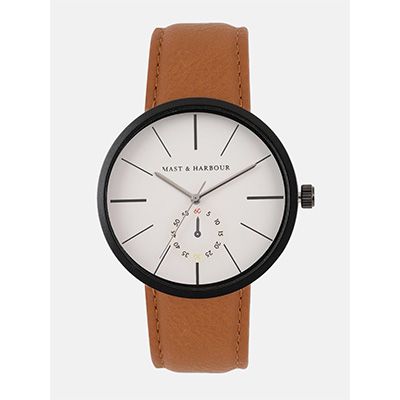 Men Off-White Analogue Watch MH4-B