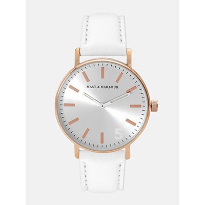 Unisex Silver-Toned Analogue Watch MFB-PN-LW5489M-2