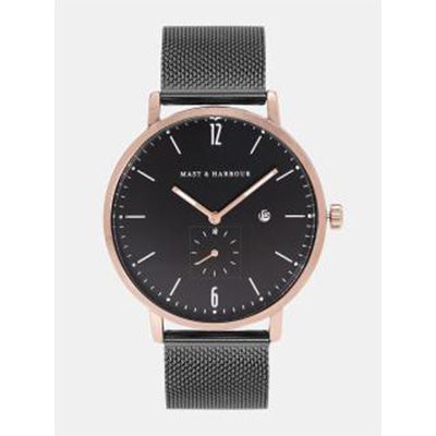 Men Black Analogue Watch MFB-PN-WTH-6266G