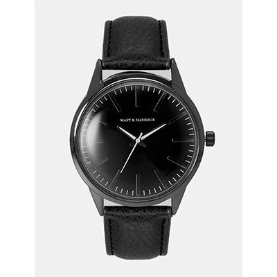 Unisex Black Analogue Watch MFB-PN-SNT-G24