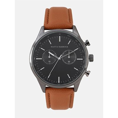 Unisex Black Analogue Watch MFB-PN-SNT