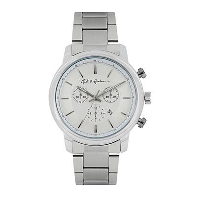Men Silver-Toned Analogue Watch MFB-PN-WTH-S9541