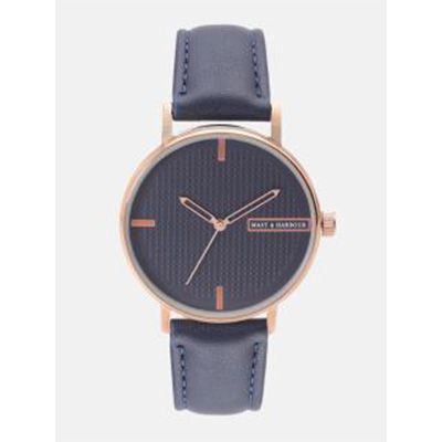 Unisex Navy Blue Analogue Watch MFB-PN-LW5489M-3