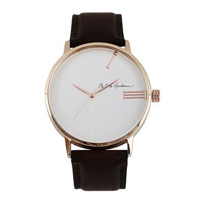 Men Silver-Toned Analogue Watch MH13-B