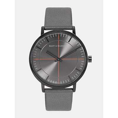 Unisex Gunmetal-Toned Analogue Watch MFB-PN-WTH-6290G