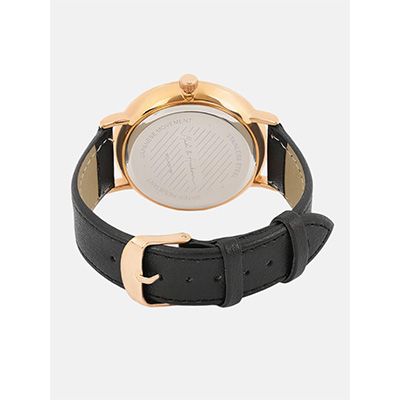 Unisex Black Analogue Watch MFB-PN-LW3270M