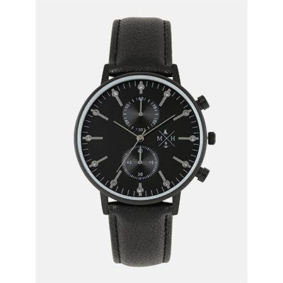 Unisex Black Analogue Watch MFB-PN-SNT-C01