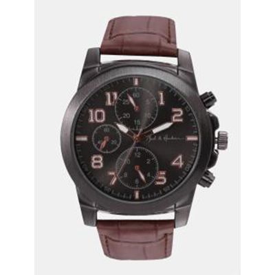 Men Gunmetal-Toned Analogue Watch MFB-PN-LW3252