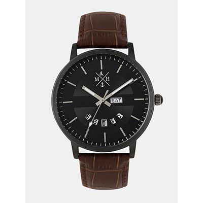 Men Black Analogue Watch MFB-PN-HP-3813