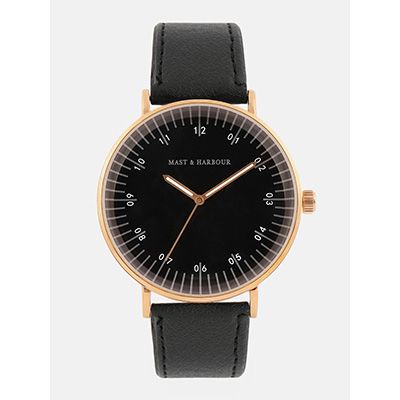 Unisex Black Analogue Watch MFB-PN-LW3270M
