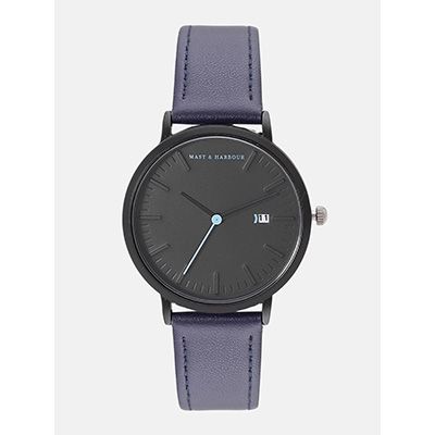 Unisex Black Analogue Watch MFB-PN-LB-7073