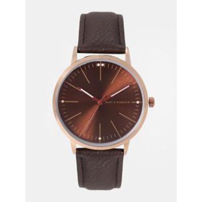 Unisex Bronze-Toned Analogue Watch MFB-PN-WTH-8043G
