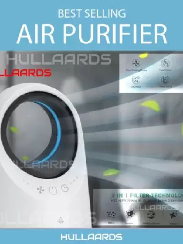 Halo Portable Room Air Purifier White