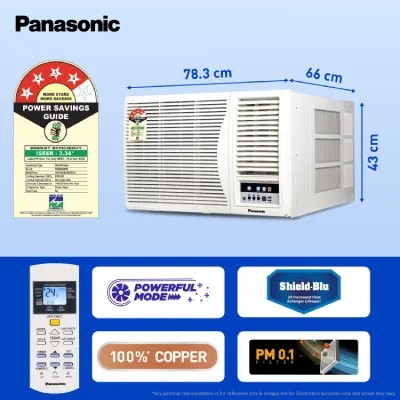 CW-XN184BM 1.5 Ton 4 Star Fixed Speed Window Air Conditioner