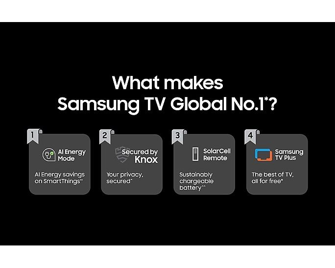 QA43CU8570ULXL 43 Inch 4K UHD Smart TV 2023