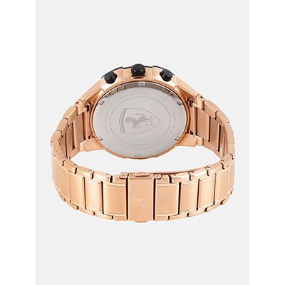 Men Black Textured Analogue Watch 0830640